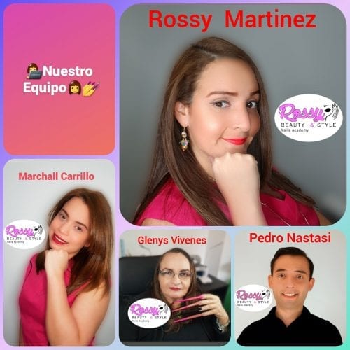 Todo Nuestro Equipo en Rossy Nails Academy